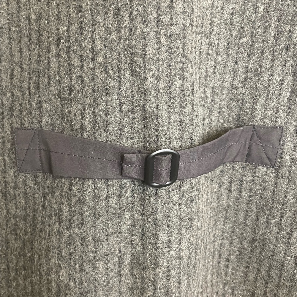 Men’s Vintage Woolrich Gray with Pinstripe Wool Utility Vest NWT - Picture 6 of 14